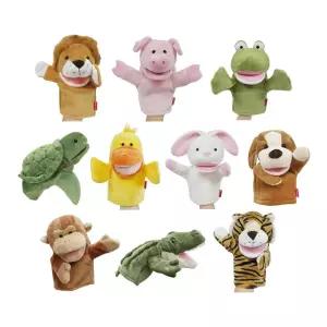 어린이집 인형극 봉제 동물 손인형 10p 학습 뮤지컬 역할놀이장난감 수업용