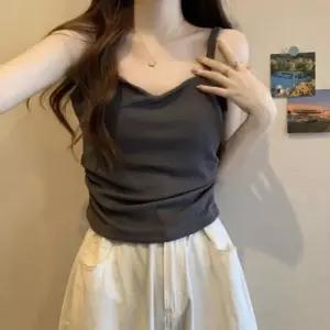 [라일리여성의류] Rly 하트넥 걸스 나시탑프릴 언더레이어 민소매 빅핏