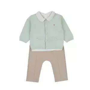 [롯데백화점]에뜨와 엘런니트3PCS상하세트 07T123201/임신,출산,백일,돌선물,조카선물,유아정장