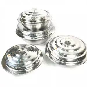 화덕 가열용 스테인리스 가마솥 냄비 밥 조리기구