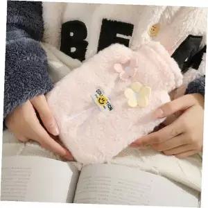극세사 복부 보온 물주머니 보온팩 플라워 핫팩 겨울 온열 찜질 수면 휴대용 따뜻한 복대