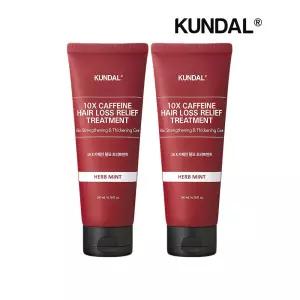 [쿤달]쿤달 카페인 탈모 트리트먼트 허브민트 200ml x2개