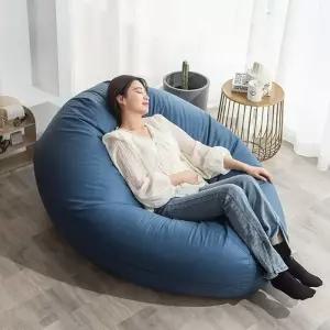 대형 빈백 좌식쇼파 1인용 원룸 방수 바닥 싱글 편안한 의자 거실