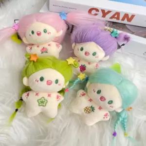 가방장식 인형꾸미기 솜인형 머리카락인형 악세사리 인기 놀이 신상 백참 사람인형키링