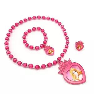 오로라 프린세스 공주 목걸이 팔찌 반지 3종세트