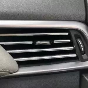 자동차 에어컨 송풍구 컬러몰딩 튜닝 실버 10P