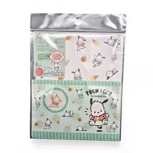 [셀러에이드]WL 산리오 포차코 편지지세트 캐릭터 문구세트 메이드인재팬 1세트