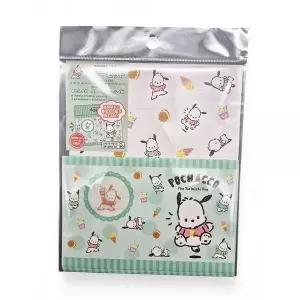 [오너클랜]WL 산리오 포차코 편지지세트 캐릭터 문구세트 메이드인재팬 1세트