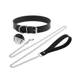 방울 가죽 초커 목걸이 코스튬 파티용품 세트