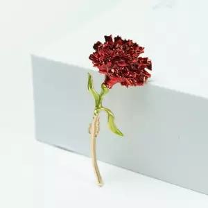 빨간 감사 어버이날 카네이션 브로치 선물