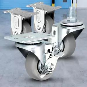 캐스터 고무 경량용 가구 리어카 3 소형바퀴 회색 신상 이동바퀴 인기 작은