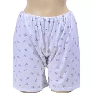 빅사이즈 꽃나염 순면 속바지 할머니 팬티