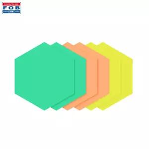 포비 육각보드 고무자석 174 x 200mm 6개입 혼합형
