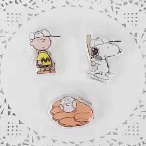 귀염둥이 스누피 마그넷집게 베이스볼