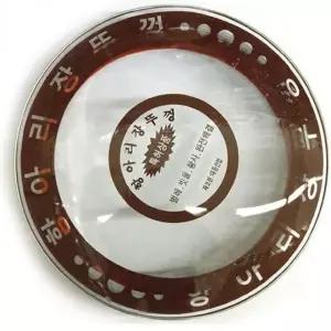 된장 보관용 유리 항아리 뚜껑 장독 옹기 저장용기