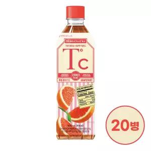 하이트진로음료 티도씨 자몽 아이스티 500ml 20개