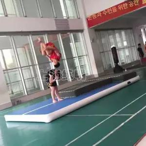 덤블링 쿠션 에어튜브 두꺼워짐 원형 합기도 체조