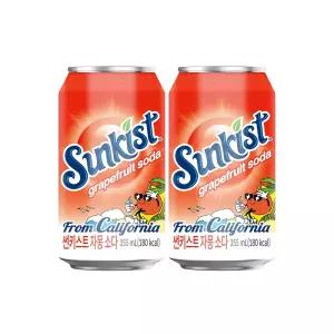 썬키스트 자몽 소다 355ml 24개