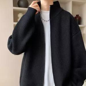 [라일리의류] Rly 남자 3컬러 모던룩 데일리 가을 하이넥 집업 가