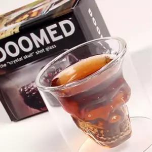 샷글라스 양주잔 해골모양 대형 200ml 주기 술잔 혼술