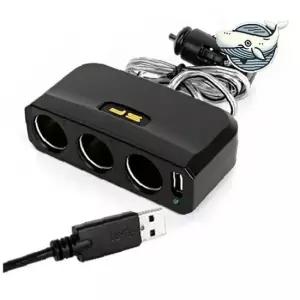 차량용 USB 멀티소켓 3구 고속충전기 자동차