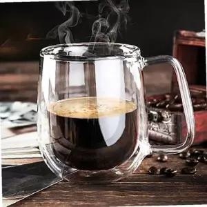 비타리토 손잡이 이중 내열유리컵 250ml