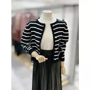 [갤러리아] [반에이크]금속장식 스트라이프가디건(VB5YKCMG04Z)
