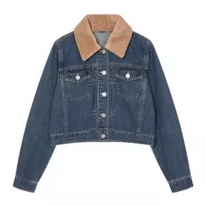 [갤러리아] (르샵블랑) 코듀로이 배색카라 데님 자켓 U1F32DJK010