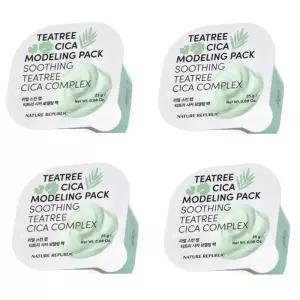 네이처리퍼블릭 모델링팩 석고 리얼스킨랩 티트리 4개