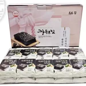 설날 추석 아보카도유 광천김 선물 세트 16봉 (WFHOG50)