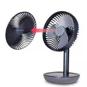 테이블 선풍기 미니 탁상용 무선 사무실 휴대용 캠핑 (WFHOIII)