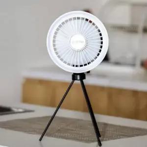 캠핑 선풍기 무선 실내 실외 사무실 저소음 무드등 (WFHOIIV)