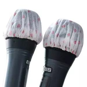 [골드스마일]수업용마이크덮개 깔끔 화이트 무늬 패턴 마이크카바 유/무선