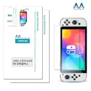 OLED 닌텐도 스위치 강화글라스 9H 2장 액정화면보호