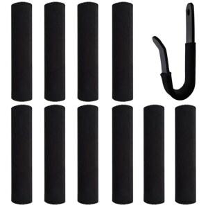 nsglecher 10Pcs 스노보드 벽걸이 클립 버퍼 보호 슬리브, 네오프렌 다이빙 소재, 스노보드/스케이트보드/롱보드/서퍼보드/벽걸이 커버(소매만, 없음)