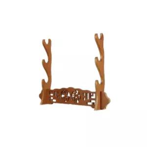 피리 스탠드 진열대 대금 원목 거치대 단소 양면 걸이 보관대 선반