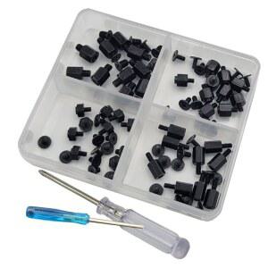 80피스 M.2 Nvme PCle SSD 장착 나사, Asus 기가바이트 MSI 마더보드용 컴퓨터 나사