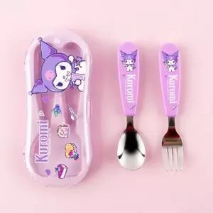 [골드스마일]스푼포크 케이스세트 유아 수저통 쿠로미