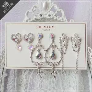 여성 패션 귀걸이 귀찌 여자친구 선물 하와이안 W40F8AD