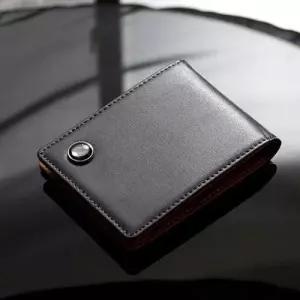 리더플랜 천연 소가죽 디자인 머니클립 지갑 W07626F