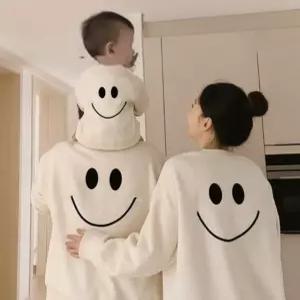 데일리 오버핏 패밀리룩 커플 가족 시밀러룩 맨투맨