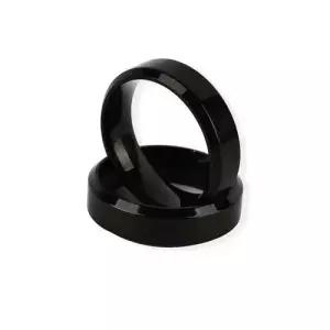 블랙 써지컬 스틸 티타늄반지 커플반지 라운드반지 WFJTKVJ