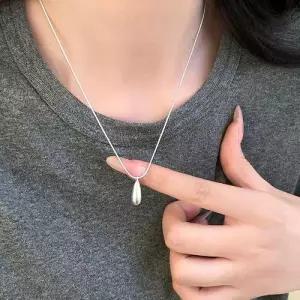 롱 드롭 물방울 네크리스 초커 목걸이 귀여운 쥬얼리 악세사리 WFJTGXR