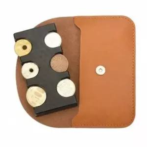수납 정리 일본동전지갑 가죽케이스 엔화 WF0EBC2