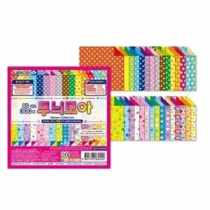 무늬색종이 60색 300매 아동 만들기 재료 종이공예 창작재료