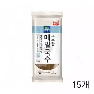 면사랑 구수한 메밀국수 1kg X 15개 (WFGY8MU)