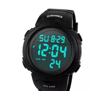 스타일 알람 조명 공용 전자 심플 디지털 손목 시계