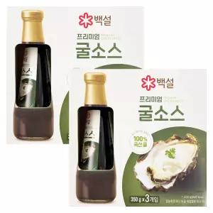 백설 프리미엄 굴소스 350g x 3개 x 2개
