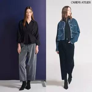 [NS홈쇼핑]까이에아뜰리에 커브드벨벳데님팬츠[35665439]