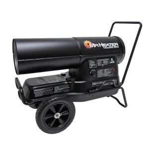 미스터 히터 MH125KTR 140,000 BTU 강제 공기 등유 - 건설 현장, 차고 및 작업장 블랙